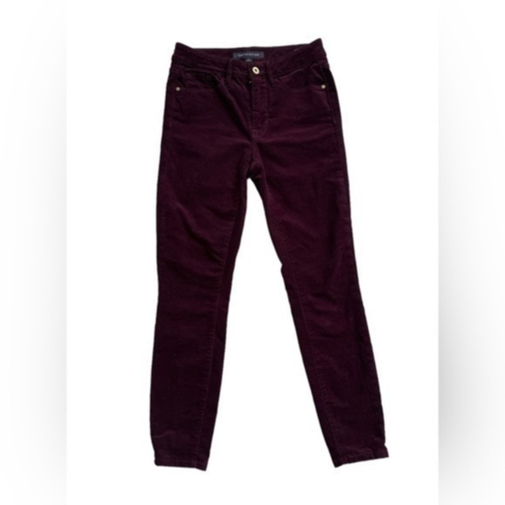 Tommy Hilfiger Tribeca Purple Corduroy Pants, size 2